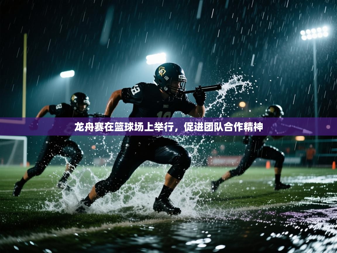 龙舟赛在篮球场上举行，促进团队合作精神