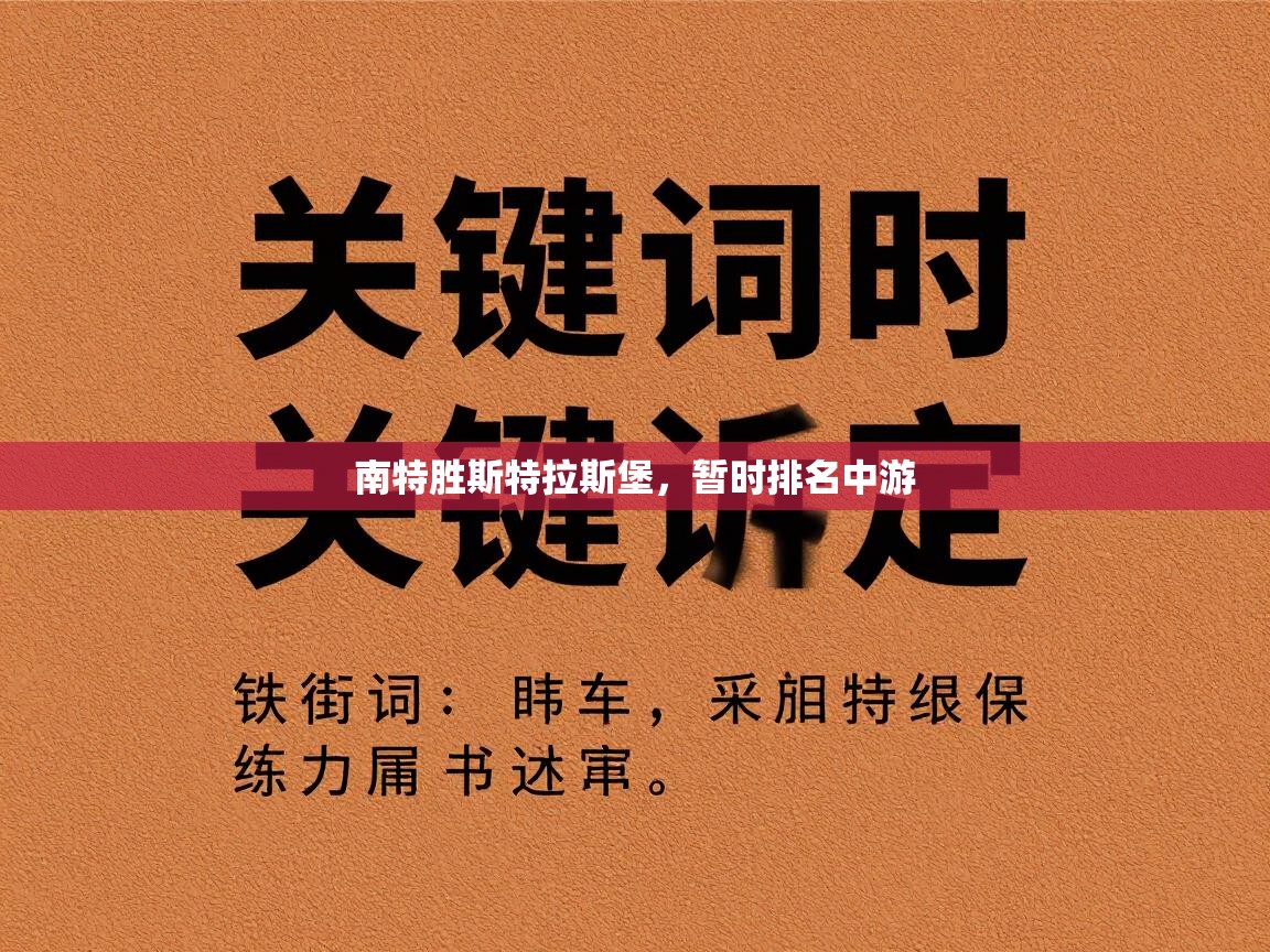 南特胜斯特拉斯堡，暂时排名中游  第2张